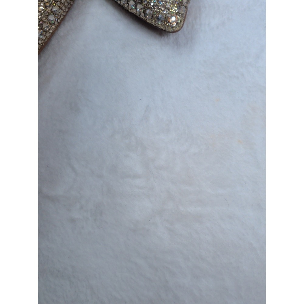 Gianni Bini Gold Rhinestone Sequin Gold Heels - Picture 6 of 10